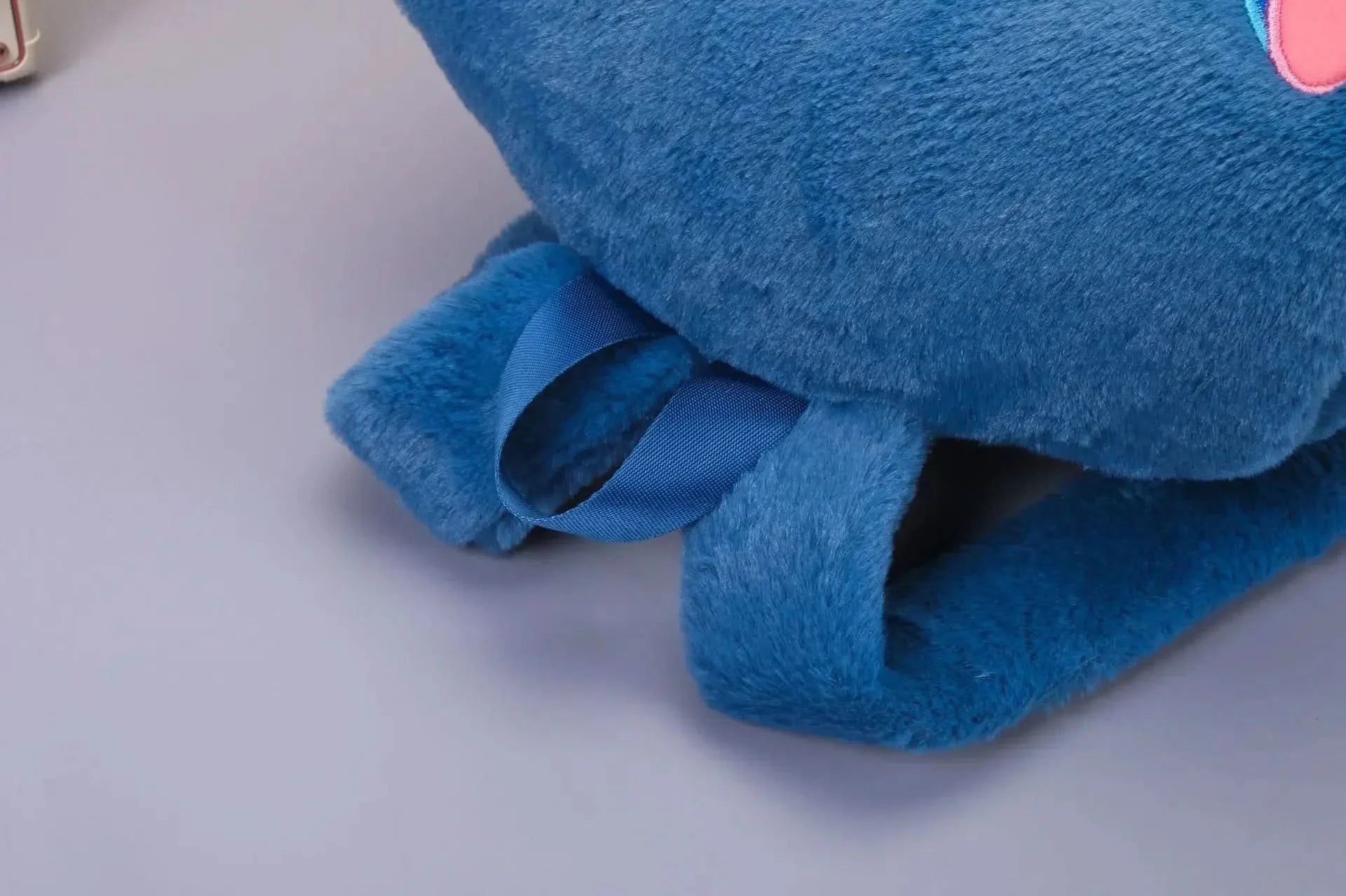 New Disney Plush Backpack Ins Japanese Blue Stitch Funny Cartoon Large-Capacity Student Backpack Kindergarten Bag Child Gift - M & M Global