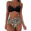 Vintage High Waist Bikinis 2025 Women Push Up Swimwear Printed Swimsuit Female Beachwear Summer Bathers Bathing Suit Swimming - M & M Global