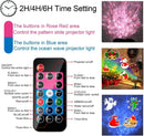 Halloween Christmas Projector Lights Outdoor 16 HD Slides, 2 in 1 Water Wave Lamp with Color Patterns, Timer & Remote for Party - M & M Global