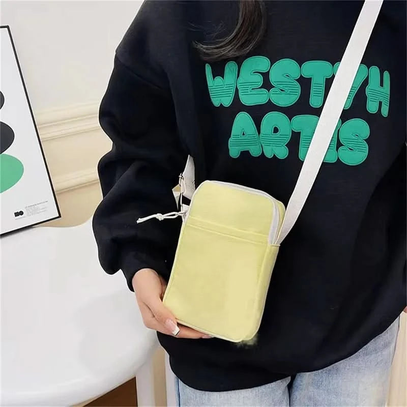 New Fashion Mobile Phone Bag Women's Messenger Bag All-match Mini Small Crossbody Bag Hanging Neck Coin Purse Vertical Handbag - M & M Global