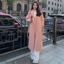 Plus Size Trendy Korean Style Woolen Coat Women's Loose Midi Student Style Jacket Autumn Winter New Arrival Small Size Outerwear