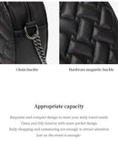 2024 Women's Heart-Shaped Herringbone Crossbody Bag with Eagle and Bird Head Shoulder Bag Chain Purse - M & M Global