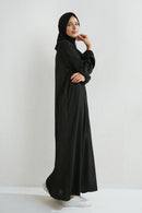 Muslim Dresses Women Maxi Dresses Mujer Vestidoes Female Loose Dresses Full Sleeve Printed Floral Casual Robe Long Dress - M & M Global