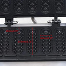 110V Nonstick 2-Shape Commercial Electric 5pcs Hot Dog Maker Machine Waffle Baker Electric Waffle Maker Muffin Machine Corn Dog - M & M Global