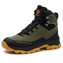 Mens Work Boots Steel Toe Safety Sneakers with Metatarsal Guard Slip-Resistant Puncture-Resistant Sole for Warehouse & Delivery