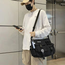 Unisex Nylon Fabric Messenger Bags Multi Pockets Large Capacity Shoulder Shopper Tote Bag Student School Satchels Female Handbag - M & M Global