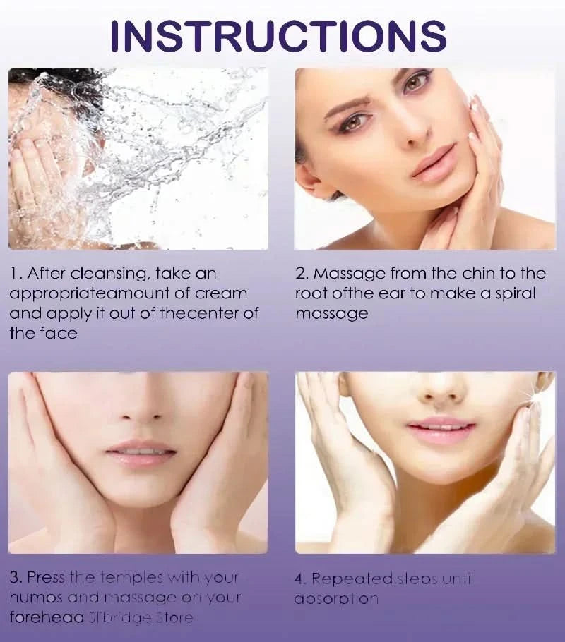 Effective V-Shape Face Slimming Lifting Facial Cream Lift Up V Double Chin Cheek Slimming Firming Anti Wrinkle Beauty Skin Care - M & M Global