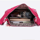 High Quality A4 Men Women Shoulder Messenger Bag Cross Body Large Capacity Purse Waterproof Lightweight Blue Purple Red M1304 - M & M Global