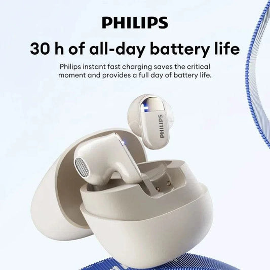 Choice Philips TAT2169 InEar Wireless Bluetooth 5.4 Earphones 3D Stereo Sound Waterproof Earbuds Game Sport Headset with Mic - M & M Global