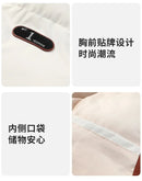 New Men's Winter Thickened Cotton Coat Fake Two-piece Fashion Brand Winter Cotton Coat New Loose Warm Hooded Cold Jacket