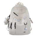 Fashion Big Student Backpack NEW Badge Rucksack Girls School Bag High Capacity Women Backpack Female Cute Leisure Travel Mochila - M & M Global