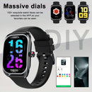 Smart watch, can answer and make calls, has message reminders, compatible with Android and iPhone