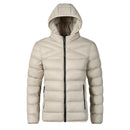 Men Autumn Winter New Thick Warm Hooded Parkas Jackets Coat Men Outwear Casual Windproof Waterproof Detachable Hat Parkas Men