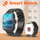 2025 new smart watch, Bluetooth call, message reminder, music playback, shutter control, weather forecast, unisex