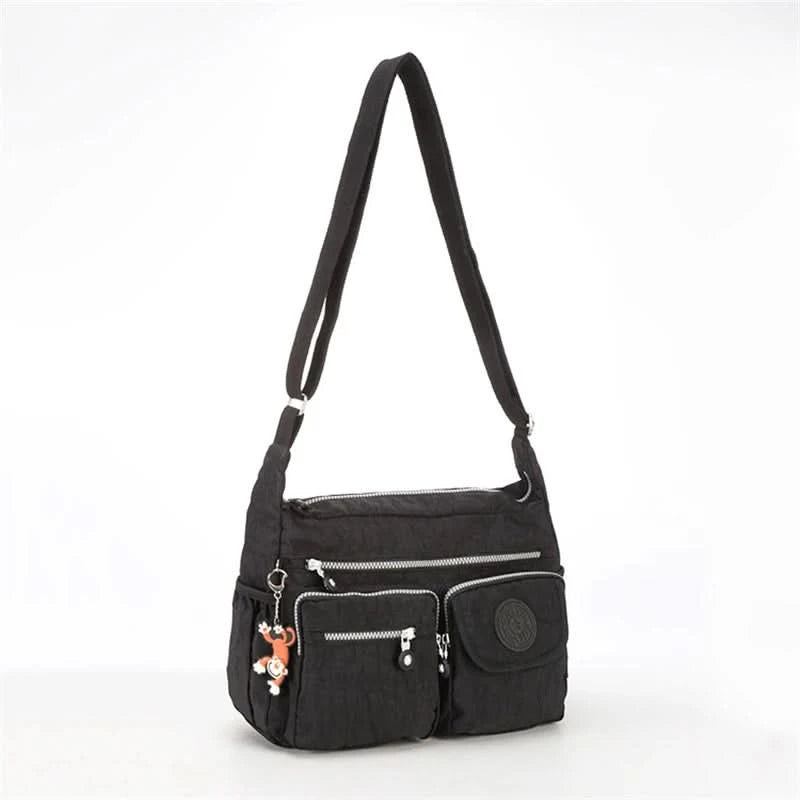High Quality A4 Men Women Shoulder Messenger Bag Cross Body Large Capacity Purse Waterproof Lightweight Blue Purple Red M0938 - M & M Global