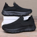 Breathable Men Casual Shoes Lightweight Outdoor Male Walking Shoes Anti-slip Men's Sneakers Slip on Flats Vulcanized Shoes - M & M Global