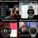 2026 New Nursing Grade ECG Health Smart Watch Blood Pressure Lipid Uric Acid 650nm Dual-Probelaser Heart Analysis Smartwatch