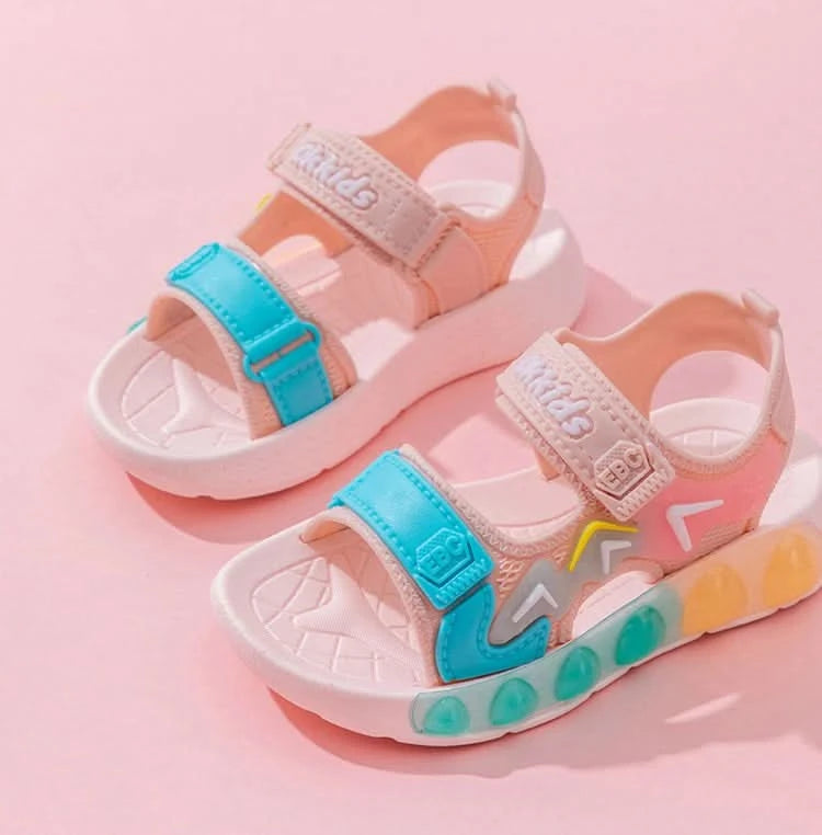 New Summer Children's Soft Soled Sandals Anti Slip Breathable For Boys And Girls Water Wading Baby Beach Sandals - M & M Global