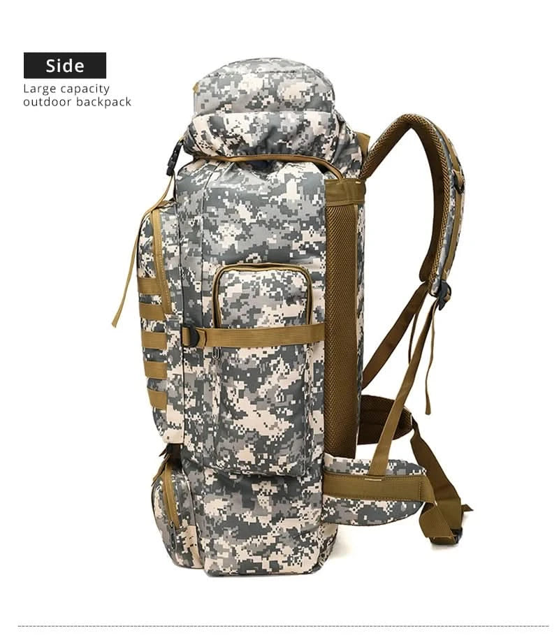 Rilibegan Men Travel Backpack Tactical Climbing Outdoor Hiking Camouflage Multifunctional Bag Men Backpack - M & M Global