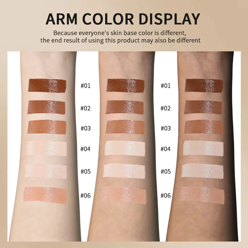 Stick Foundation Balm Serum Boosted Skin Tint Foundation Stick Smooth Plumper Hight Coverage Travel Bronze Foundation Stick Make - M & M Global