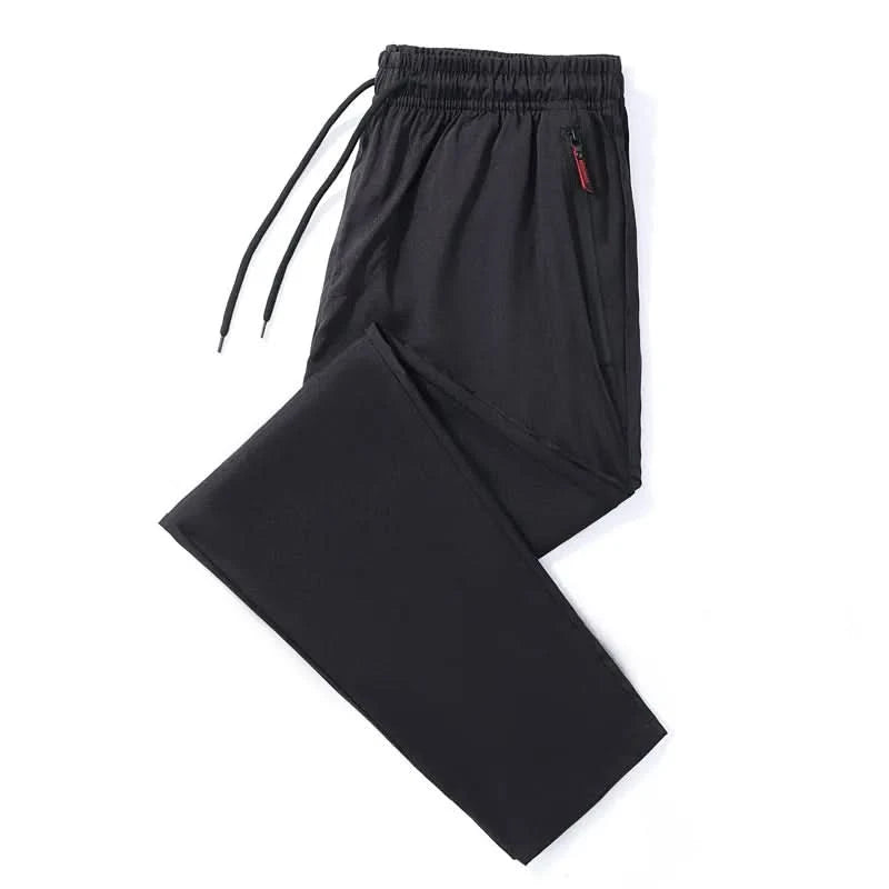 Men's Casual Pants Stretch Slim Fit Elastic Waist Jogger Korean Classic Blue Black Gray Male Brand Trousers Plus Size - M & M Global