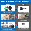 1080P HD security camera Indoor/outdoor surveillance camera,Motion detection,USB charging,Easy installation,Nanny monitoring