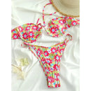 Push Up Swimsuit 2025 Bikinis Print Women Swimwear Cup Biquinis Brazilian Bikini Sets 2024 Bathing Suits Beach Wear Summer - M & M Global