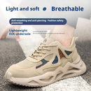 Lightweight Safety Shoes Men Work Shoes Steel Toe Work Boots Breathable Outdoor Sneakers Man Breathable Shoes Protective Boots