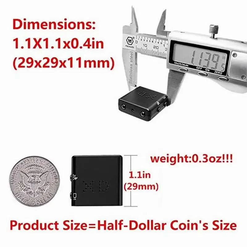 Mini Camera Full HD 1080P Surveillance Home Security Camcorder Night Vision Micro Cam Motion Detection Video Voice Recorder Meet - M & M Global