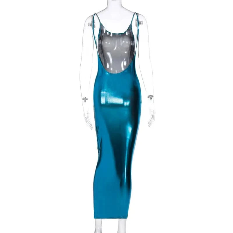 Hawthaw Women Sexy Party Club Evening Streetwear Bodycon Long Dress 2024 Summer Clothes Wholesale Items For Business D0C4049K - M & M Global