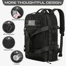 Large Tactical Duffle Bag 3 in 1 Gym Bag with Shoe Compartment Waterproof Multifunctional Travel Backpack with Wet Pocket and - M & M Global