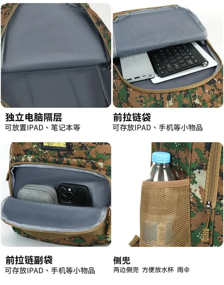 High Quality Large Capacity Outdoor Tactical Backpacks Waterproof Multi Functional Backpack Outdoor Trekking  Camping Backpack - M & M Global