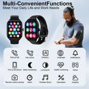 LAXASFIT H9 and H6 Smartwatch Dial to Answer Calls Calorie Tracking Heart Rate Blood Oxygen Monitoring Bluetooth Smart Watch - M & M Global