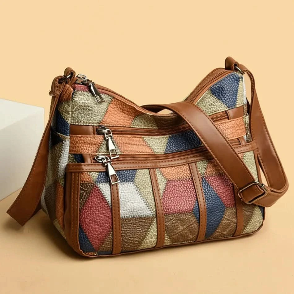 Soft Leather Purses and Handbags Casual Shoulder Crossbody Bags for Women 2024 Vintage Multi-pocket Ladies Messenger Bags Design - M & M Global