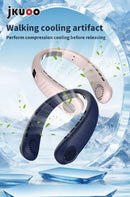 Summer Hot Deal Neck Fan 5-Level Speed Flexible Silicone Families/Travelers/Campers - Beach/Hiking/Outdoor Cooler Limited Offer - M & M Global