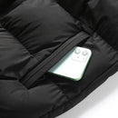 Men Autumn Thicken Cotton Sleeveless Vests Jacket Coat Mens Winter Warm Detachable Hat Outwear Waistcoat Hooded Vest Jacket Male