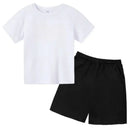 Hot Sales Summer Slam Dunk Master Pattern Print Children Short Sleeve T-shirt+Shorts 2pcs Set Kids Boy Girl Fashion Sportsuit - M & M Global