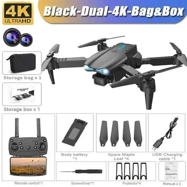E99 Pro Drone Quadcopter Remote Control Handle Four Axis Aircraft HD 6K Photography UAV Altitude Fixation Helicopter Toys - M & M Global