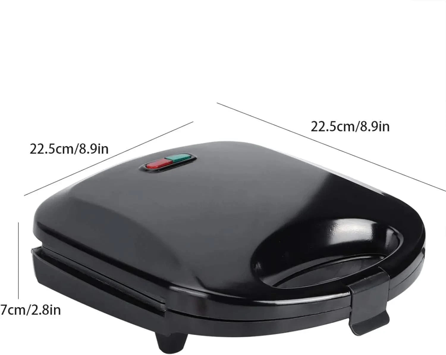 Electric Sandwich Maker ， Nonstick Egg Bubble Cake Oven Bread Grill Waffle Crepe Toaster Breakfast Machine Waffles Maker 750W 22 - M & M Global