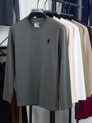 2025 Autumn Hot Selling New Designer Brand Original Crown Embroidered Long Sleeve Men' Casual Comfortable Round Neck T-shirt Top