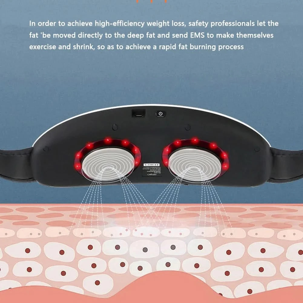 Pro Body Slimming Massager Electric Slimming Belt Fat Burning Abdominal Massage Beauty Health Massager Machine - M & M Global