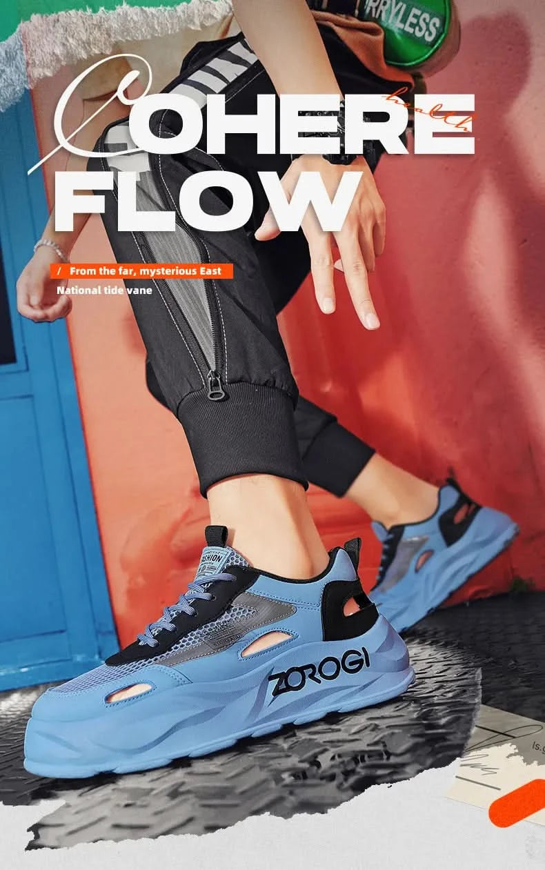 New Summer Men Shoes Breathable Outdoor Sneakers Platform Casual Sneakers Running Shoes Hollow out Sandals Zapatillas Hombre - M & M Global