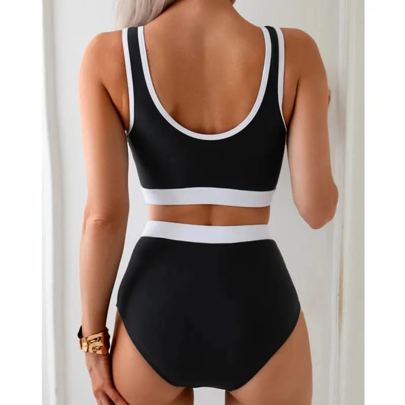 Sexy Bikinis 2025 Swimsuits Women Swimwear Push Up Female Beach Swimming Wear Bathing Suits High Waist Bikini Set Pool Bather - M & M Global