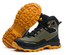 Mens Safety Shoes With Steel Toe Waterproof Boots Puncture Proof Anti-smash Mens Outdoor Work Sneakers Construction Work Shoes