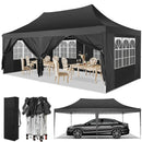 10x20 Pop Up Canopy Tent with 6 Sidewalls, Wedding Party Tent Outdoor Canopy UV50+ Waterproof Canopy Tent Outdoor Gazebo
