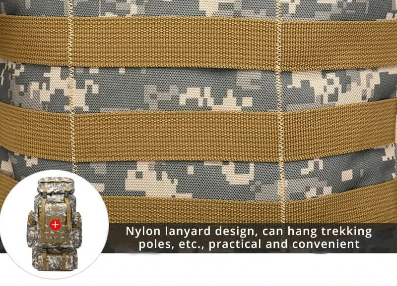 Rilibegan Men Travel Backpack Tactical Climbing Outdoor Hiking Camouflage Multifunctional Bag Men Backpack - M & M Global