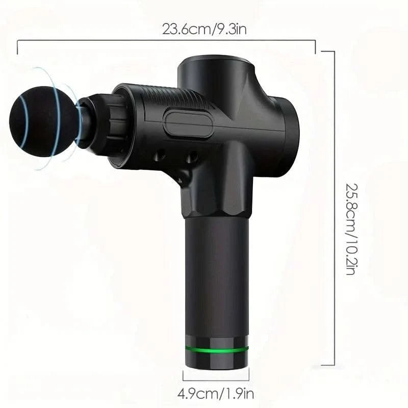 30 Level Massage Gun Fascia Deep Muscle Relax Body Neck Massager Electric Fitness Equipment Noise Reduction Male Female - M & M Global