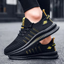 Fashion Men Sneakers Mesh Casual Shoes Lac-up Breathable Lightweight Walking Sneakers Men Shoes Size 39-48 Support Dropshipping - M & M Global