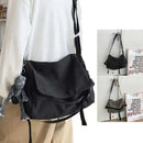 Canvas Messenger Bag Ladies Big Capacity Handbags Shoulder Bag Youth Girls Student School Bags Fashion Men Crossbody Bags Bolsos - M & M Global