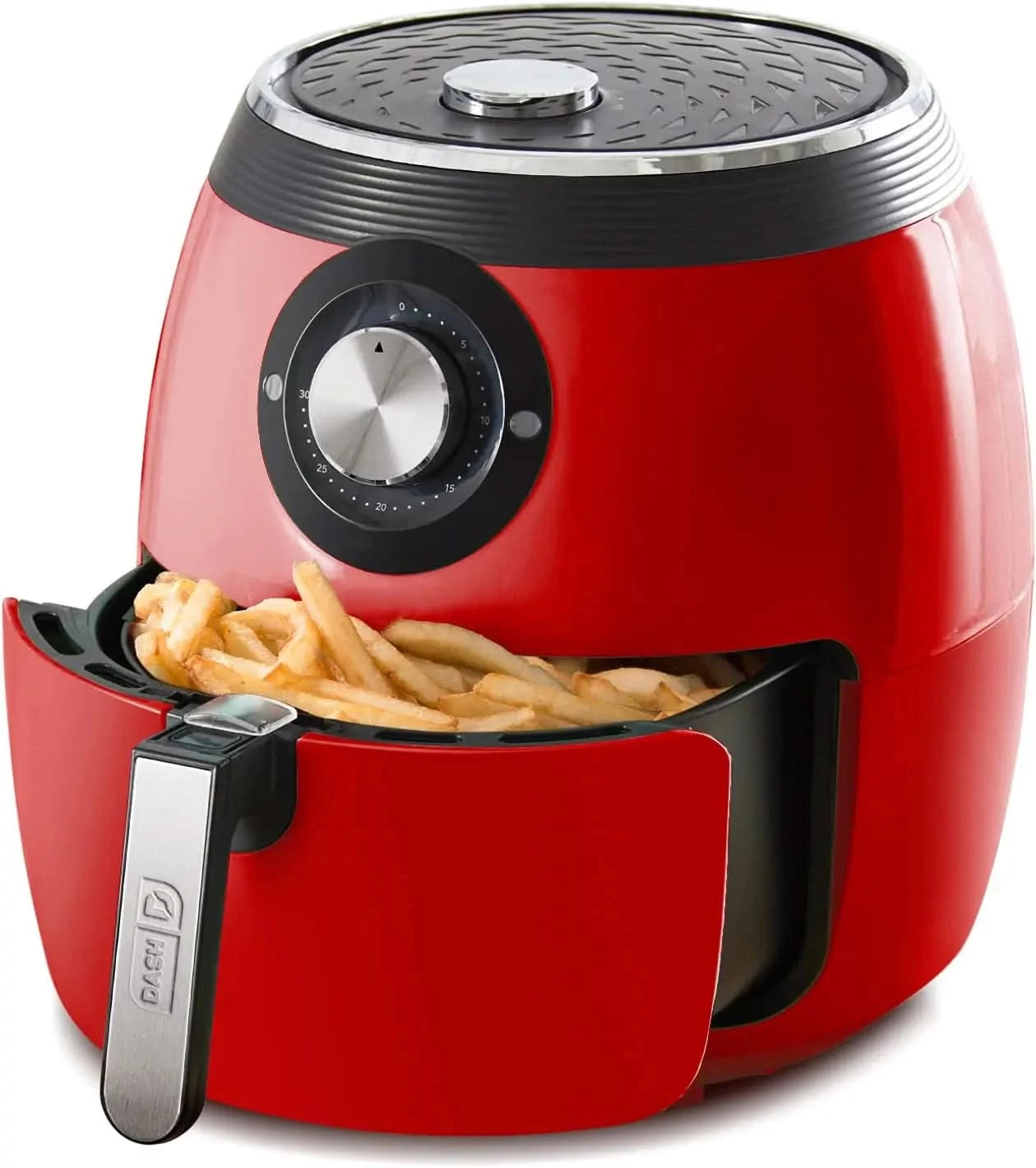 Deluxe Electric Air Fryer + Oven Cooker with Temperature Control, Non-stick Fry Basket, Recipe Guide + Auto Shut Off Feature, 17 - M & M Global